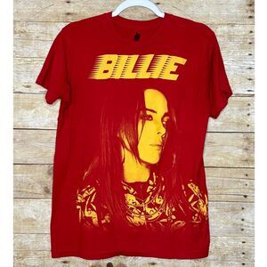 BILLIE EILISH GRAPHIC CREWNECK COTTON CASUAL ALBUM T-SHIRT BUNDLE SIZE MEDIUM